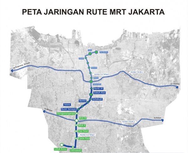 peta rute MRTJ